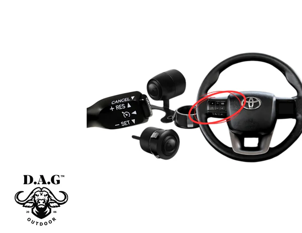 D.A.G LC 79 2.8 Cruise Control, Reverse Camera & Steering Wheel Button Combo