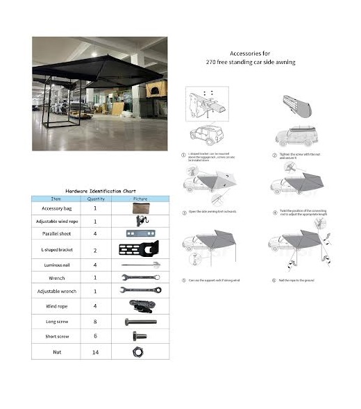 D.A.G 270 DEGREE BUFFALO WING AWNING D.A.G 270 DEGREE BUFFALO WING AWNING